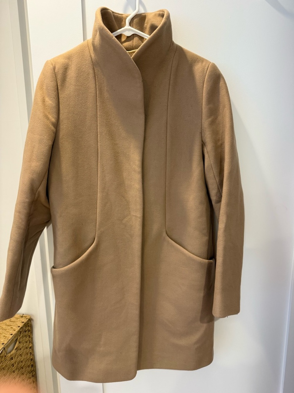 Wilfred Tan Shawl-Collar Coat